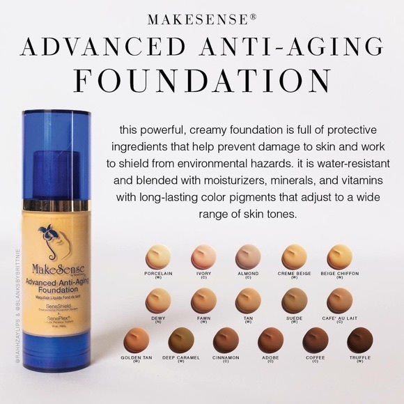 ⭐️🌼 *COFFEE* Makesense Advanced Anti-Aging Foundation 🌼⭐️ - Picture 3 of 4